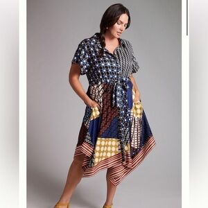 Maeve by Anthropologie Boho Handkerchief Dress